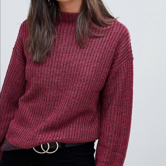 jacqueline de yong Tops - Block color knit sweater